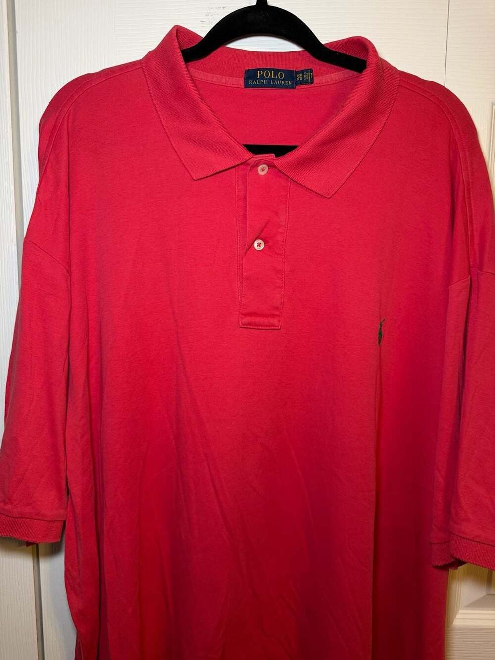 Polo Ralph Lauren Short Sleeve Polo Shirt Size 3XB Red Cotton